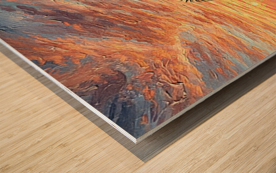 Beachside Dining At Sunset| Coastal Print| Vacation Art| Ocean Beach Print| Travel Poster| Giclee Paper- Wood- Metal- Canvas