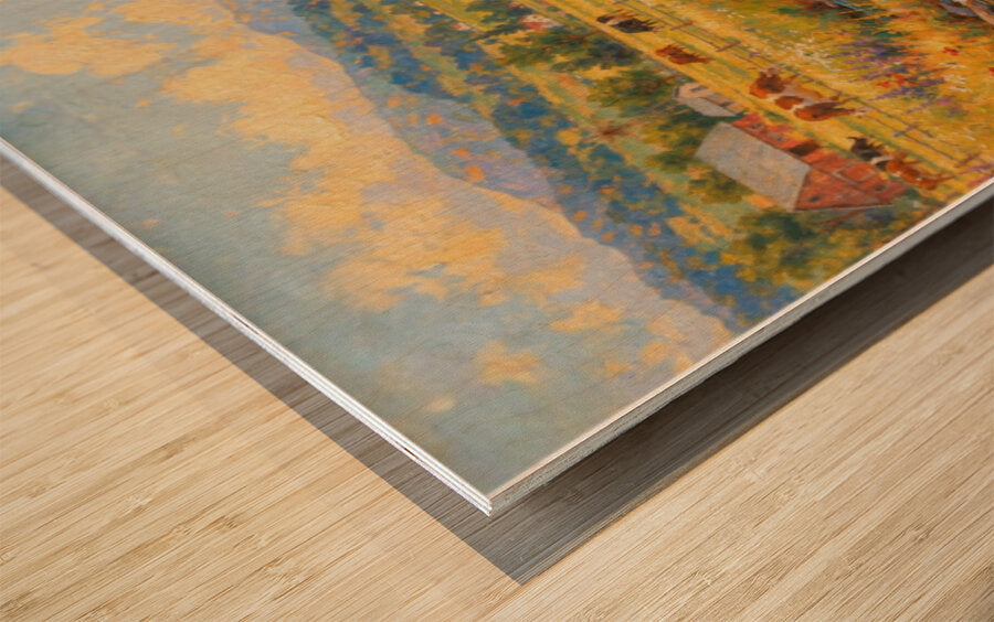 Barefoot Where The Wildflowers Grow | Vintage Farm Landscape Art | Giclee Paper • Wood • Metal • Canvas