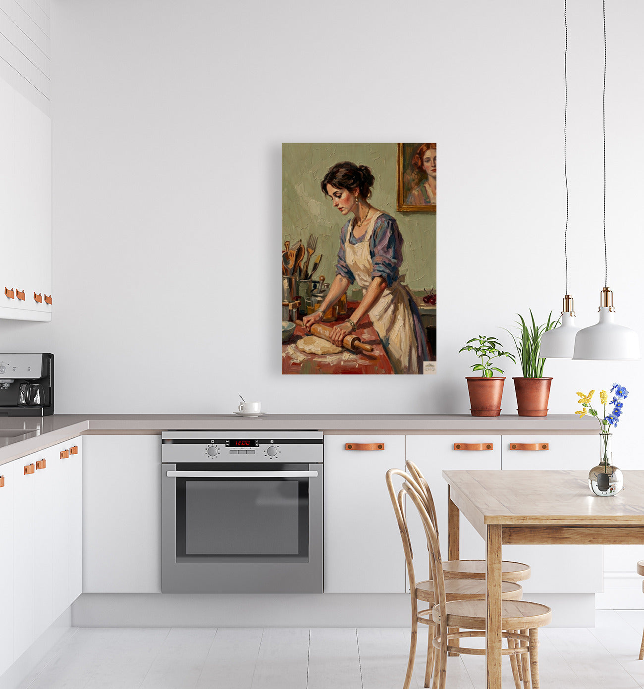 The Baker's Family Pie Recipe | Farmhouse Print| Kitchen Art | Giclée Paper • Wood • Metal • Canvas