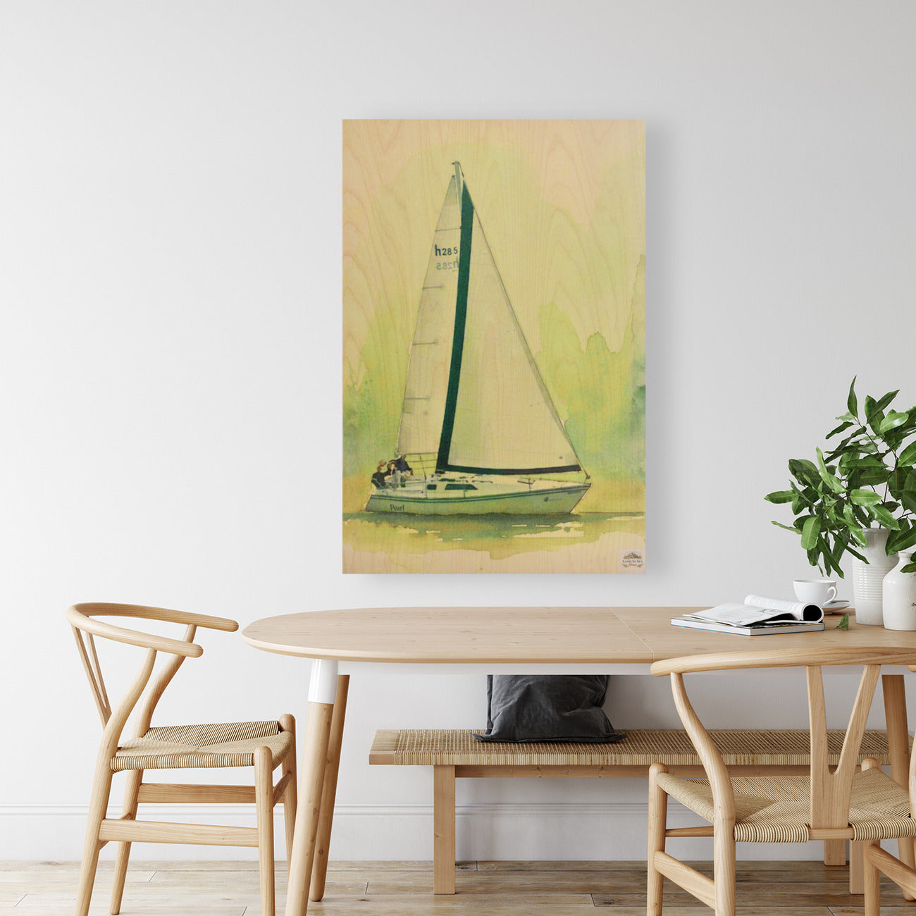 Sailing Boat Race| Water Sports Art| Giclee Paper- Wood- Metal- Canvas