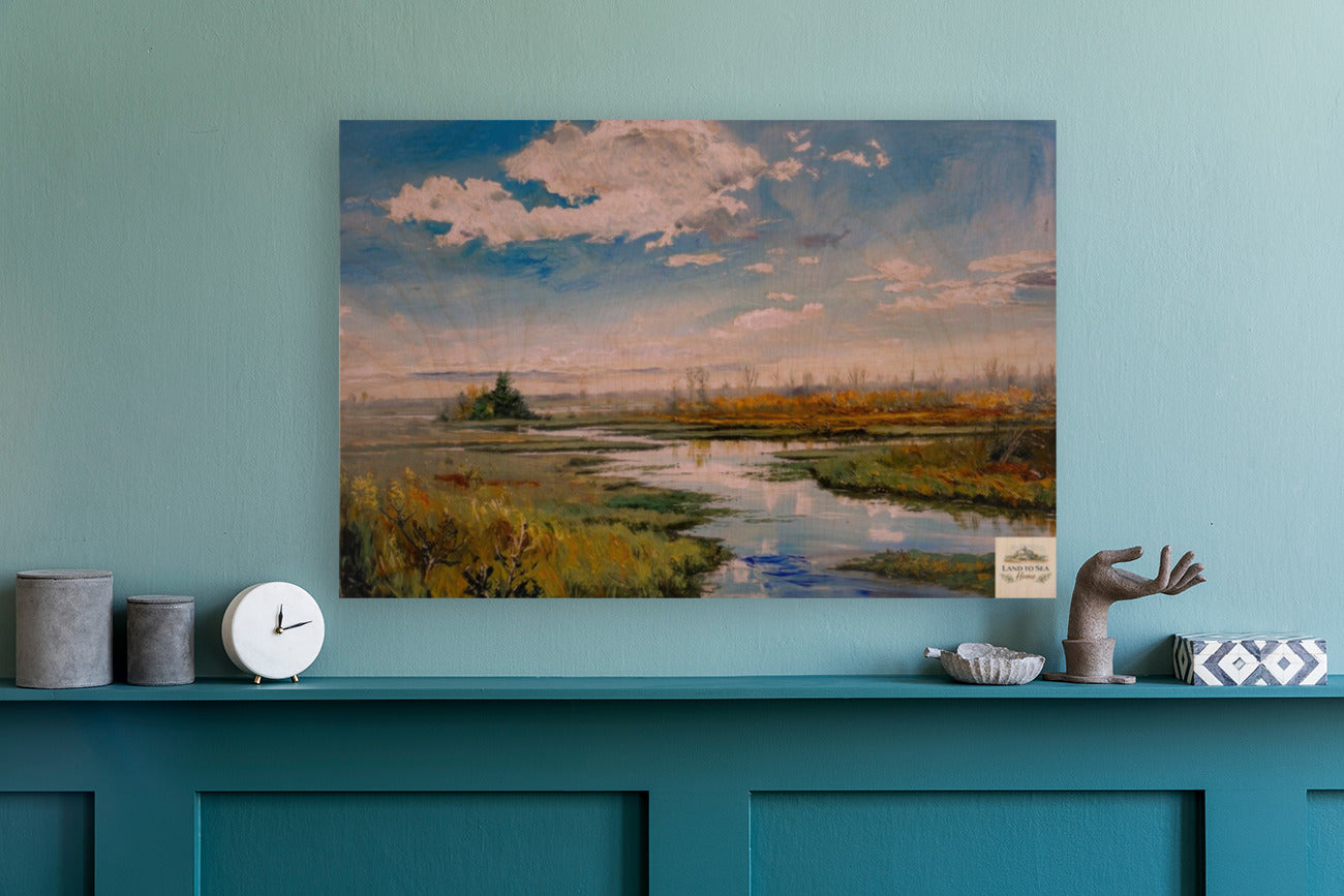 Tidewater Daybreak| Coastal Life Art| Florida Waterway | Coastal Tropical Water Art| Stream Art- Giclee Paper- Wood- Metal- Canvas
