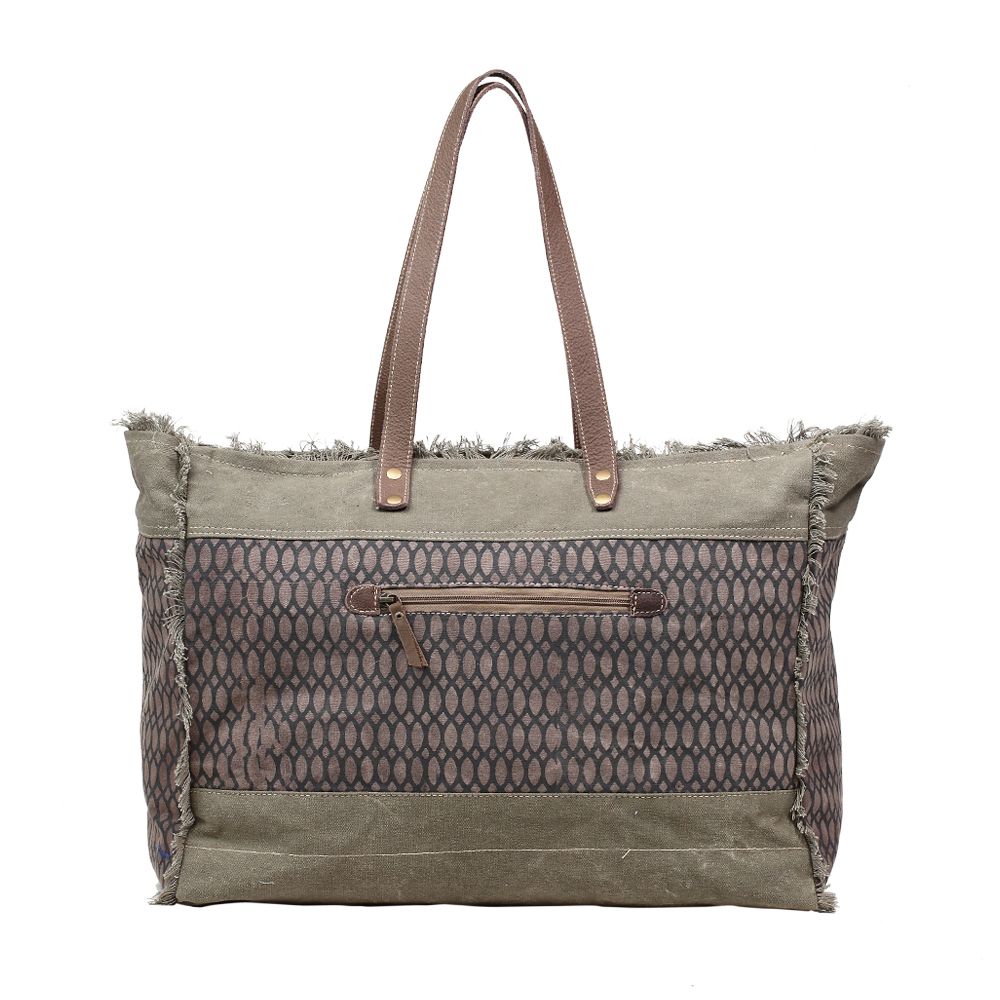 *Honey Bee Weekender XL Tote Canvas Bag Myra Bag S-1198*